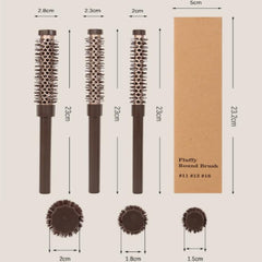 TIENQI brosse-rouleau ventilé mini pour coiffage rapide.