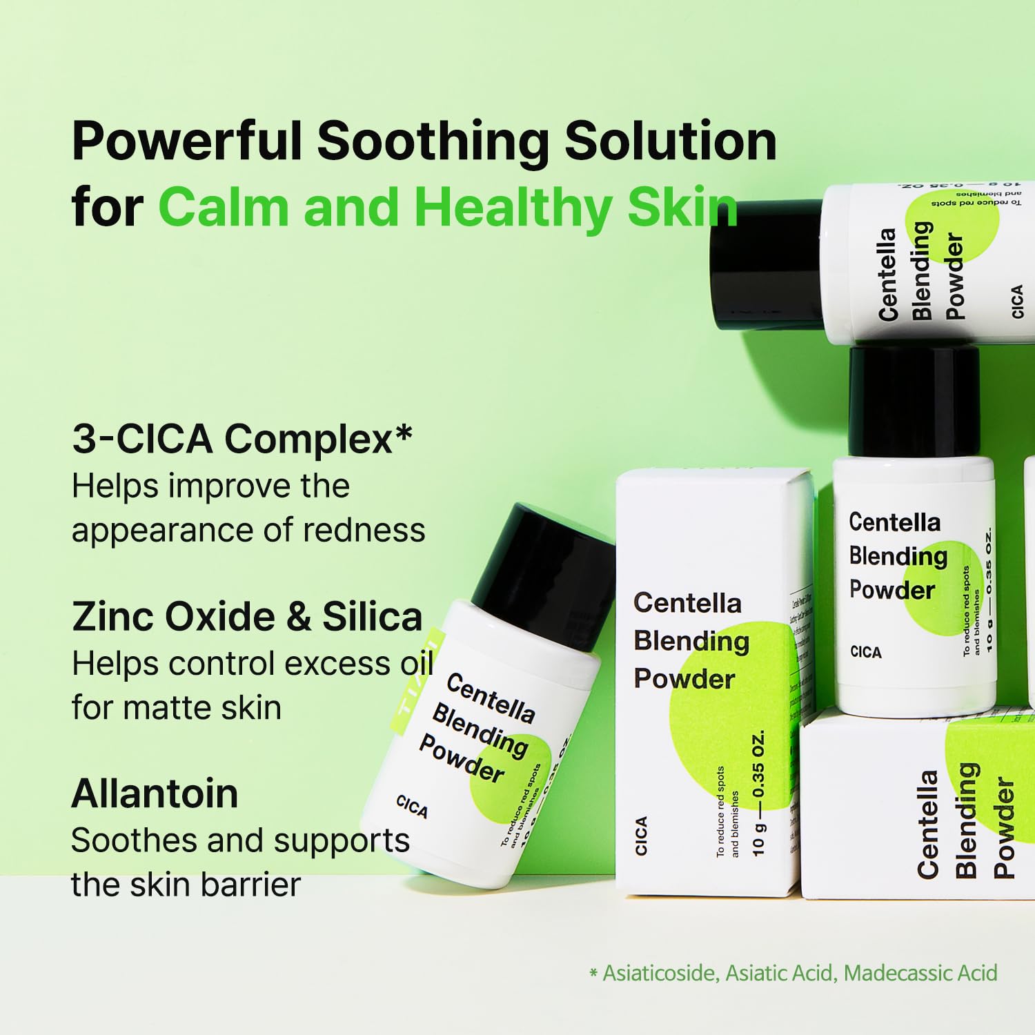 TIAM Centella Blending Powder 3-CICA Complexe apaise et soutient la barriere
