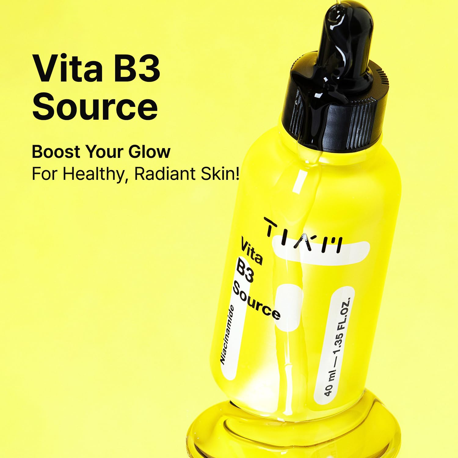 TIAM Vita B3 Source Serum — texture légère et absorption rapide pour la peau.