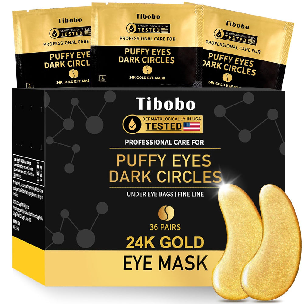 Tibobo patchs yeux boîte emballage, présentation élégante pour cadeau soin des yeux
