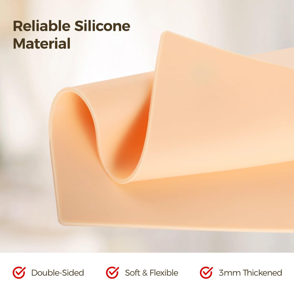 Tideme plaque-pratique silicone 3 mm résiste à l'usure et colorisation facile