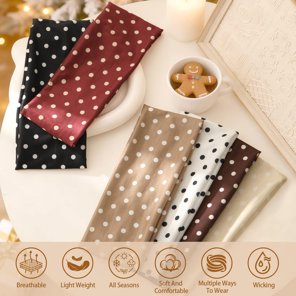 Bandeau pois Tiefebene: tissu doux et respirant pour le yoga.