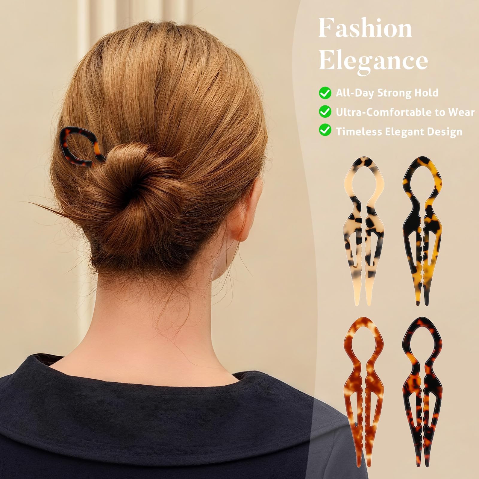 Épingle Tiefebene Prestige tortue: teintes automne/hiver assorties