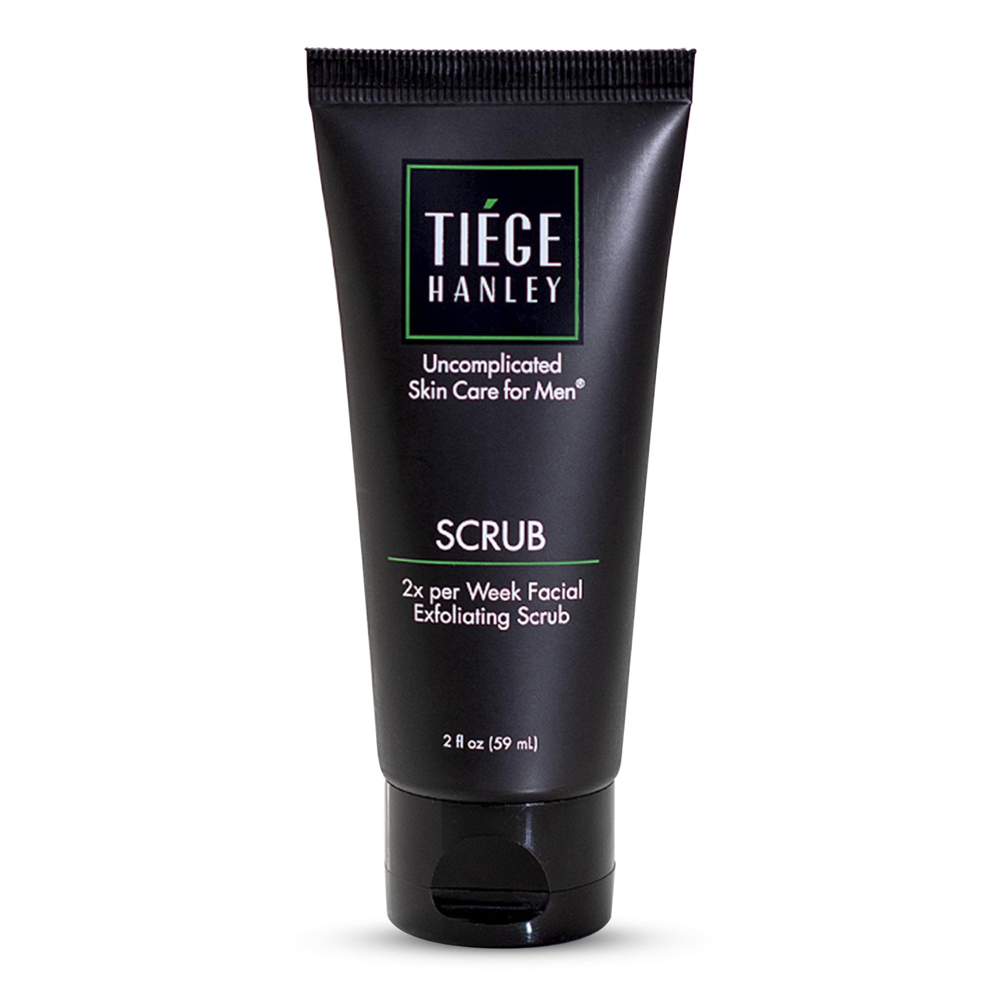 Tiege Hanley exfoliant visage avec grains d'abricot pour peau lisse