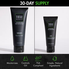 Kit Tiege Hanley 2 Pièces, packaging épuré prêt à démarrer.