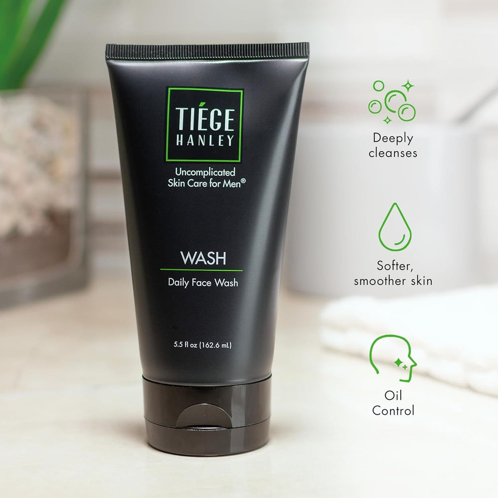 Nettoyant visage Tiege Hanley anti-irritation pour peaux sensibles