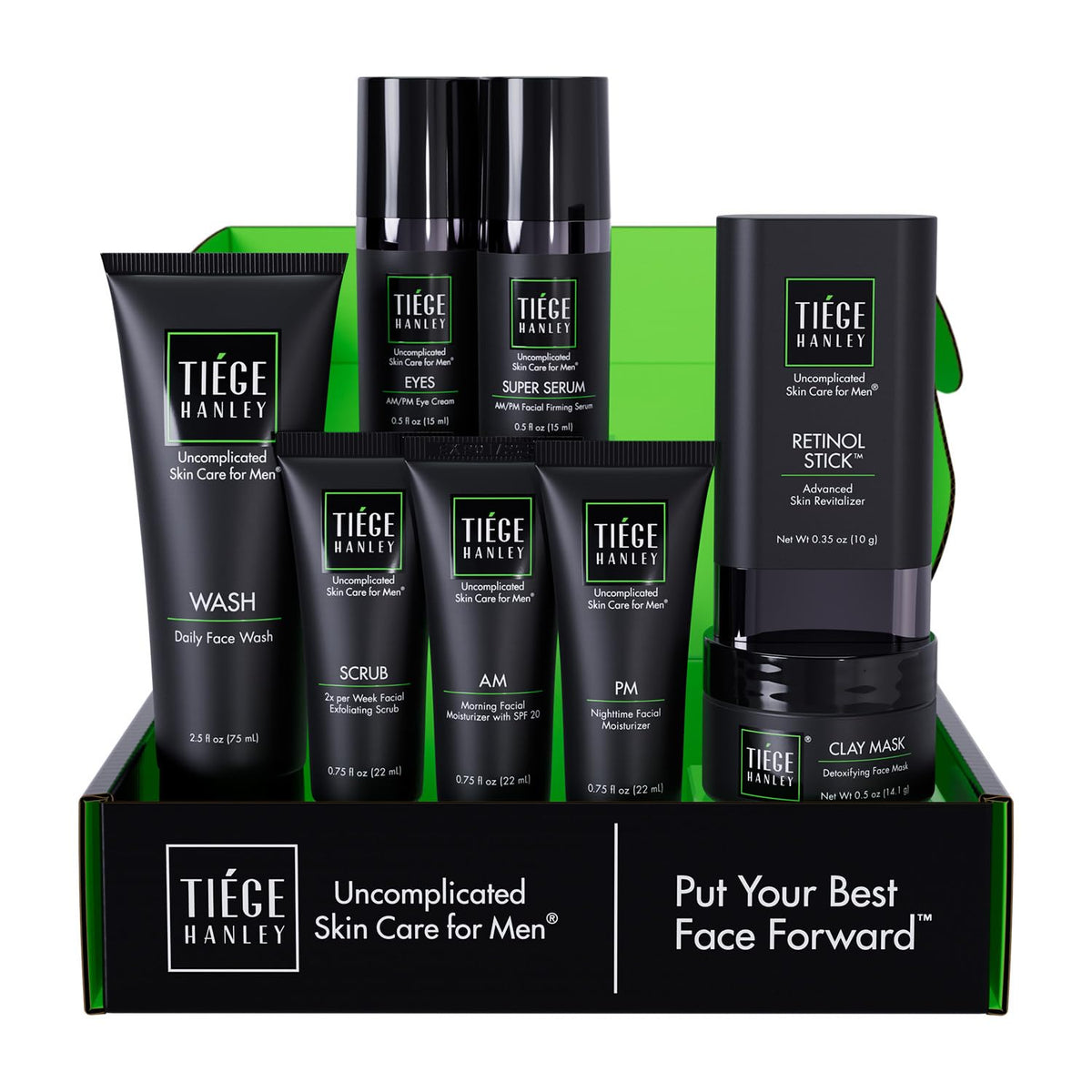 Tiege Hanley Nettoyant Visage Niveau 5 : nettoyage en douceur pour peau propre et fraîche.