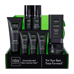 Tiege Hanley Nettoyant Visage Niveau 5 : nettoyage en douceur pour peau propre et fraîche.