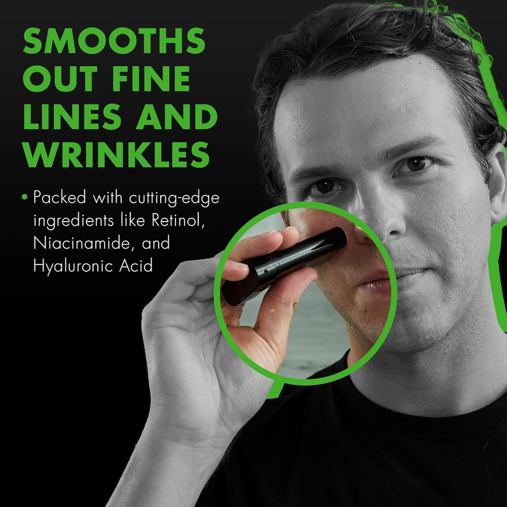 Tiege Hanley Retinol Stick uniformisant le teint grâce à Niacinamide et Vitamine C.