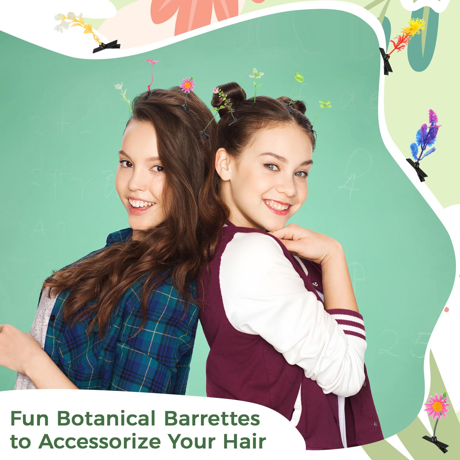 Barrettes Tigeen Germe Couleurs, choix variés pour assortir les tenues et soirées festives.