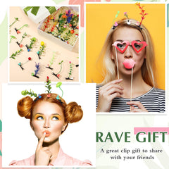 Tigeen herbes et fleurs – couleur vive pour fête.