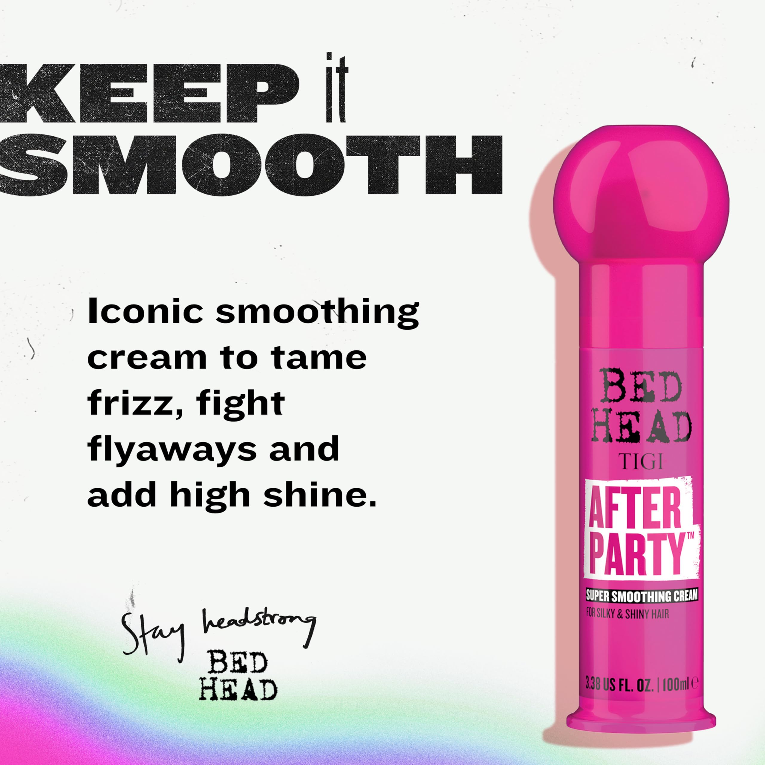 TIGI Bed Head After Party: formule anti-frisottement combat l’humidité
