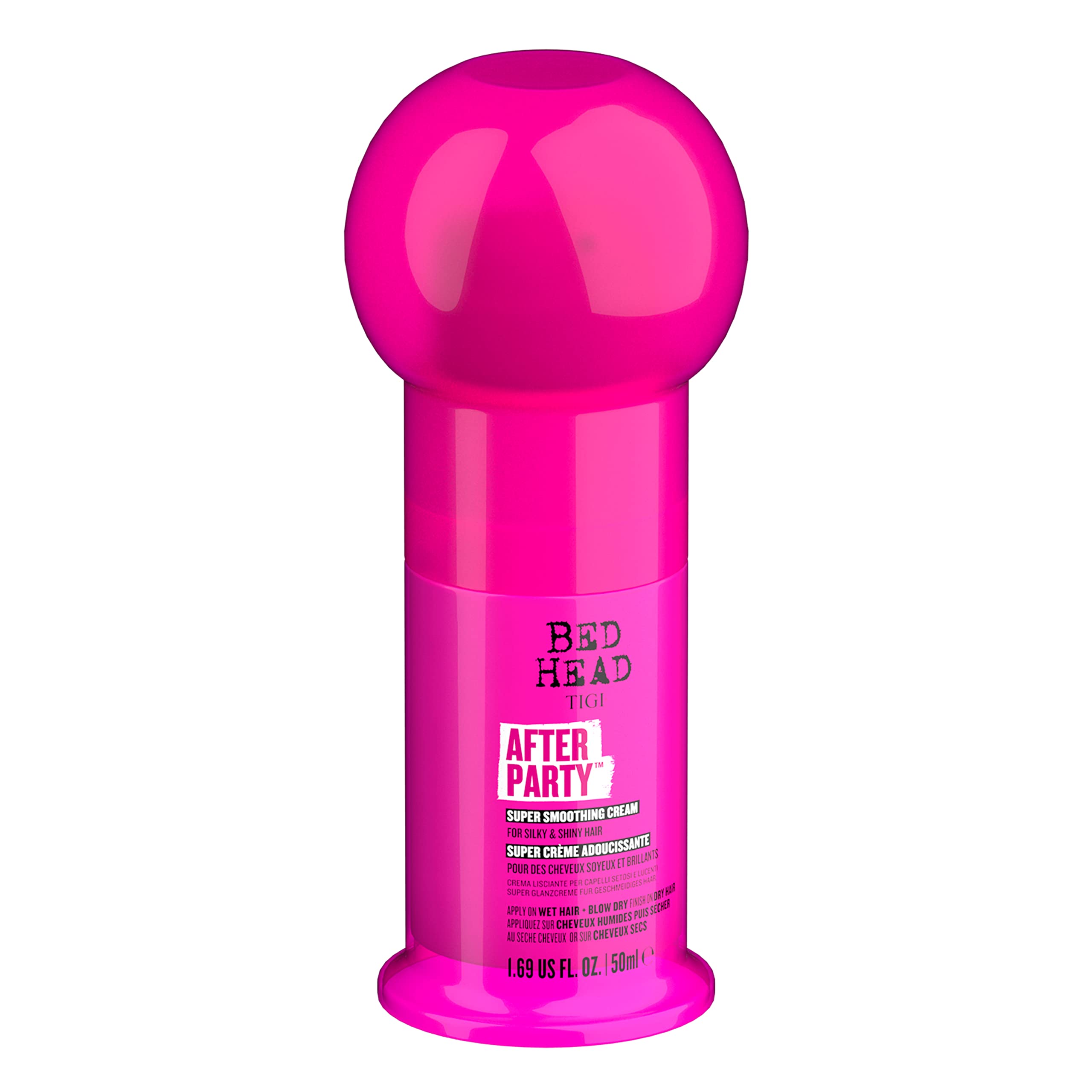 TIGI Bed Head After Party: brillance saine sur cheveux lisser après application