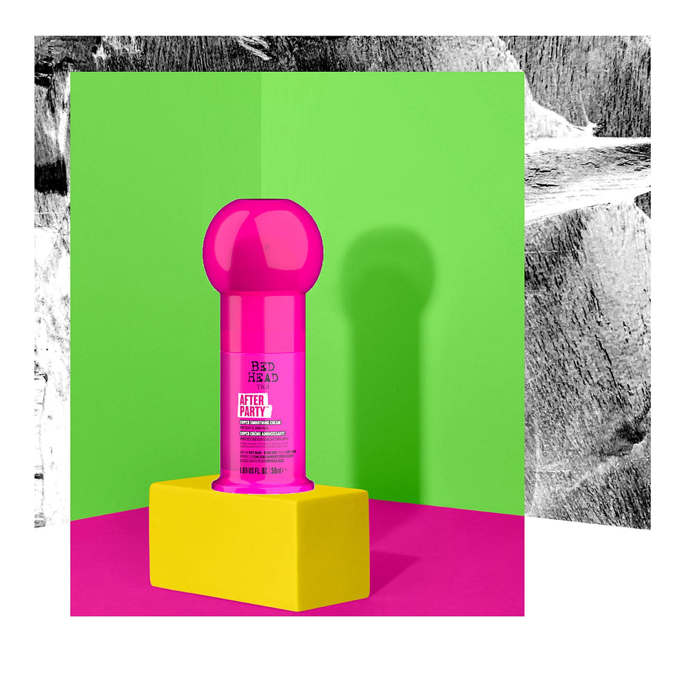 TIGI Bed Head After Party: utilisation après séchage, peau capillaire disciplinée
