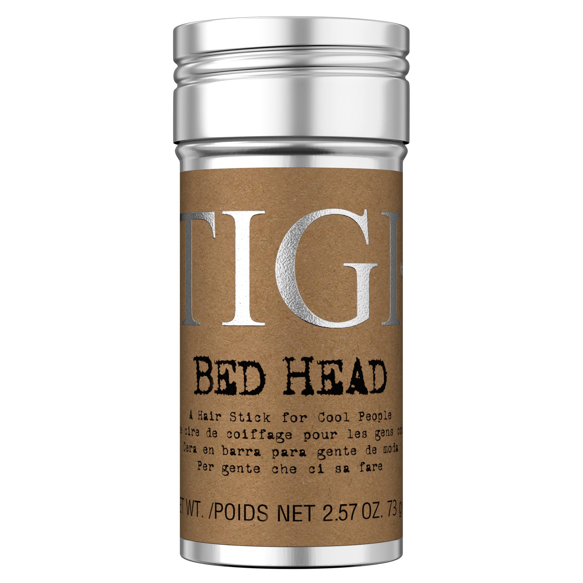 Bed Head TIGI baton cire: application fluide pour tenue instantanée.