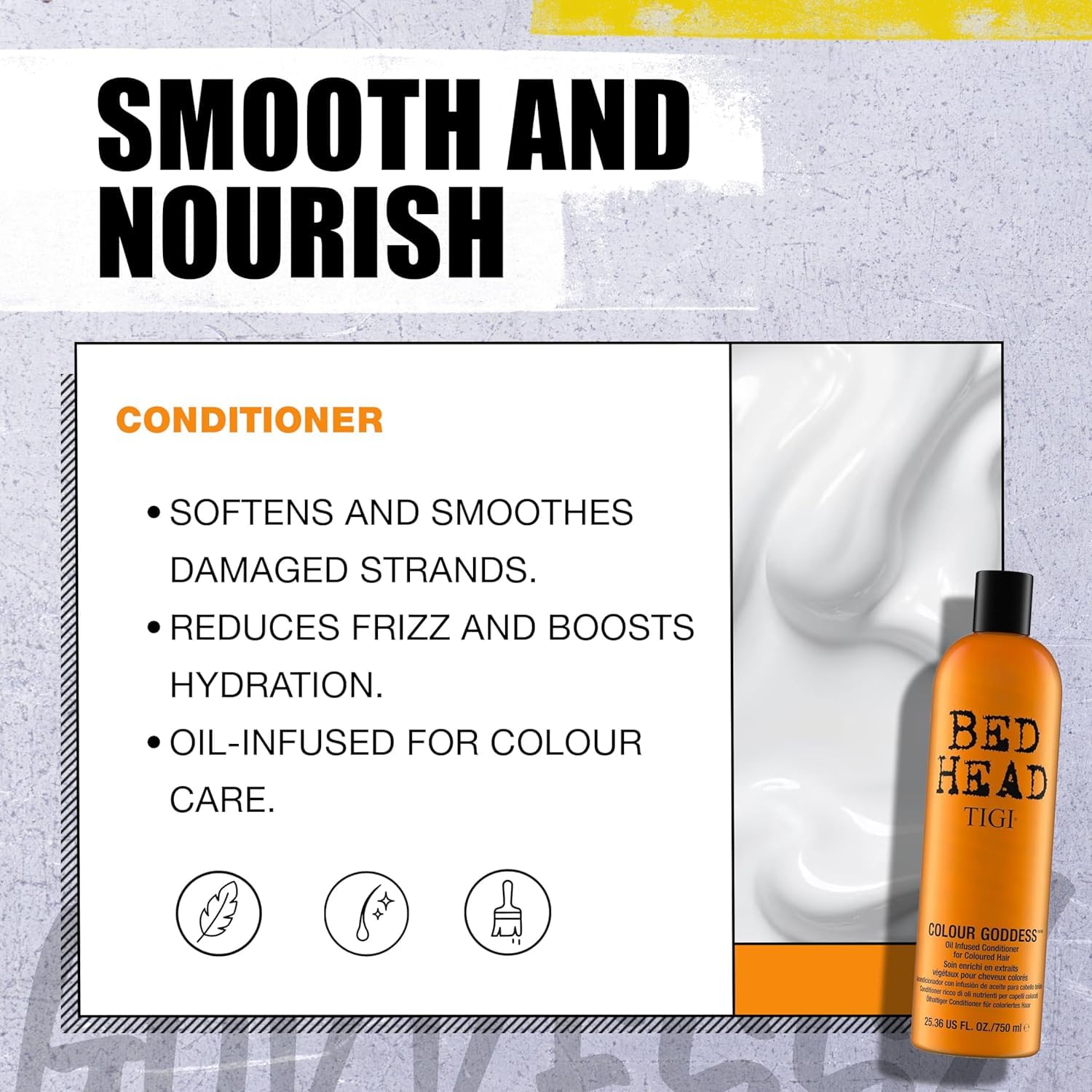 TIGI Bed Head Color Goddess Conditionneur : douceur et couleur lumineuse après chaque lavage.