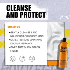 TIGI Bed Head Color Goddess Conditionneur : application facile, aide à lisser la cuticule et à augmenter la brillance.