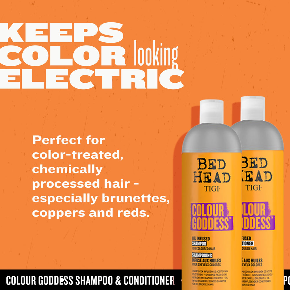 Flacon shampooing Deesse des Couleurs affiche une texture onctueuse et soyeuse.