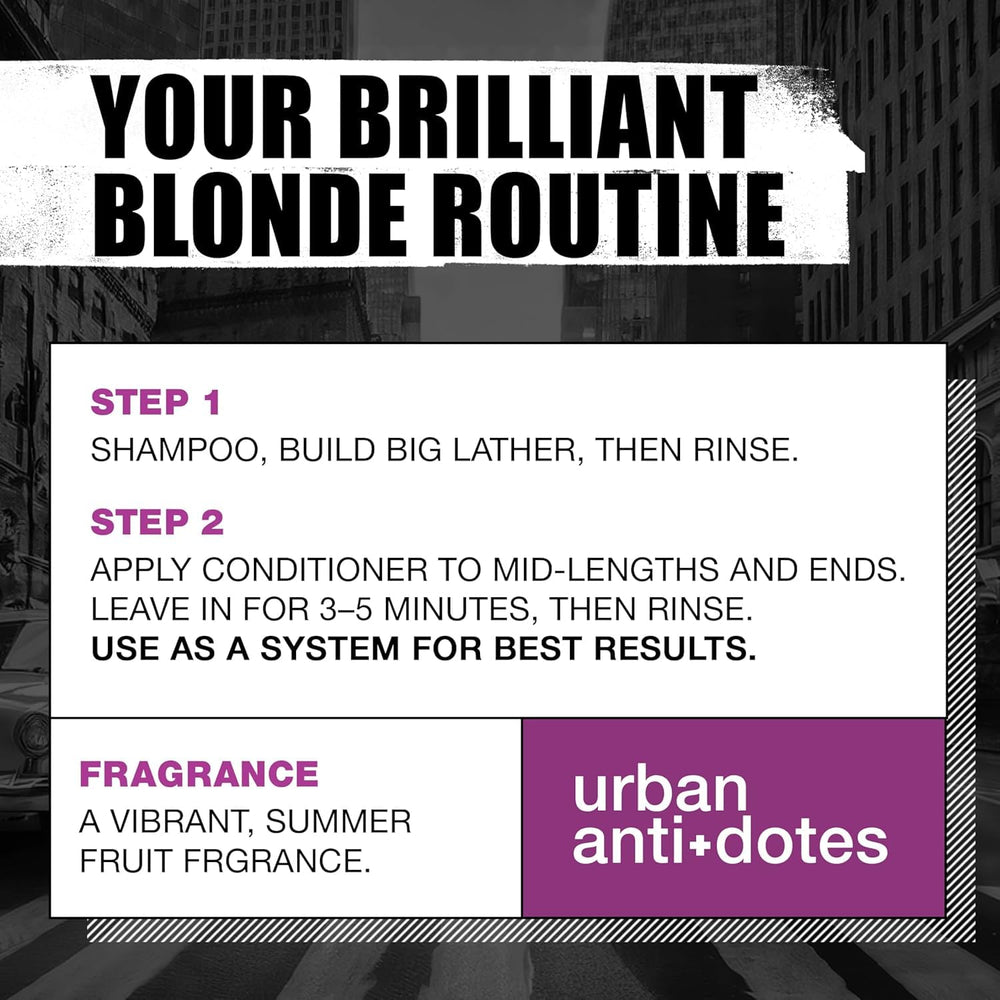 Sensation de fraîcheur et brillance durable après séchage avec Bed Head Dumb Blonde