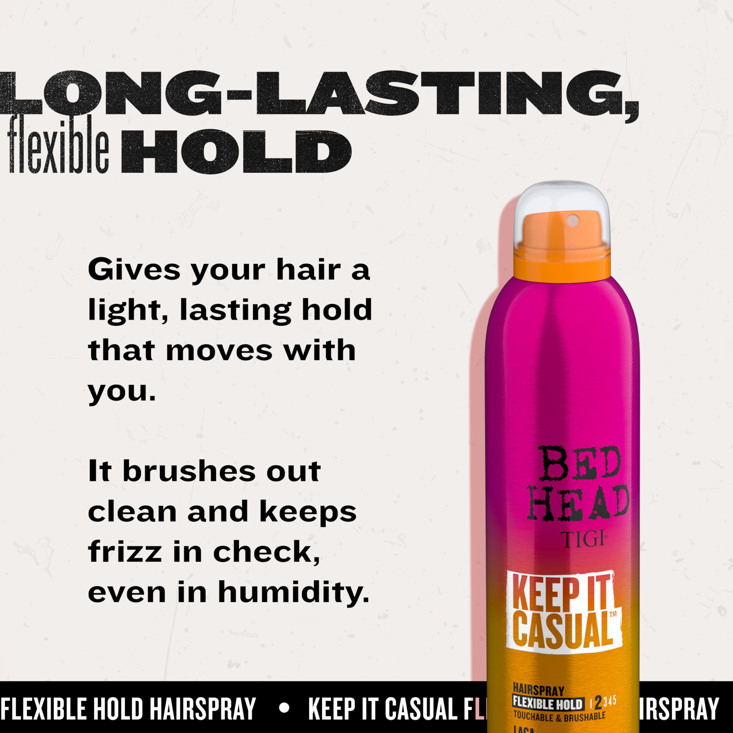 TIGI Bed Head Keep It Casual : coiffage polyvalent avec superposition en couches
