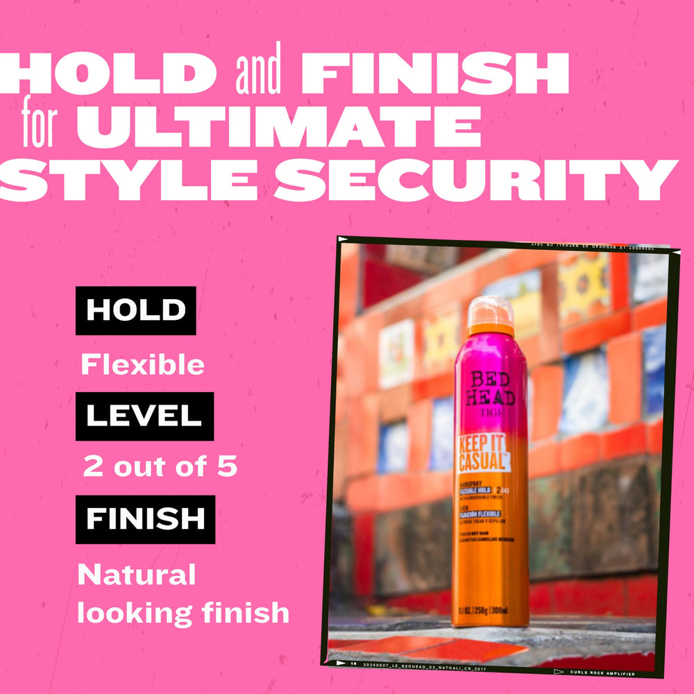 TIGI Bed Head Keep It Casual : emballage pratique et portable