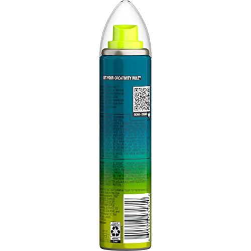 TIGI Bed Head Masterpiece brillance salon sur cheveux lumineux.