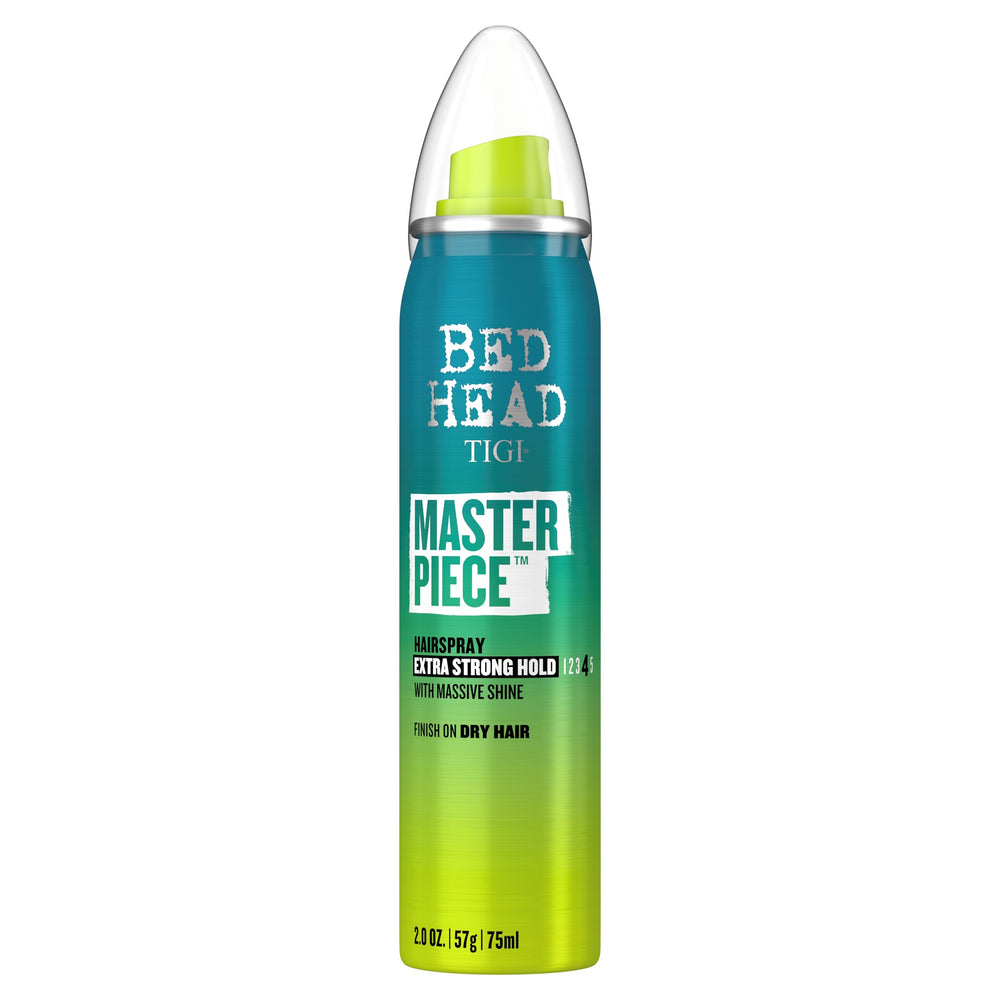 TIGI Bed Head Masterpiece flacon voyage, maîtrise des frisottis en déplacement.