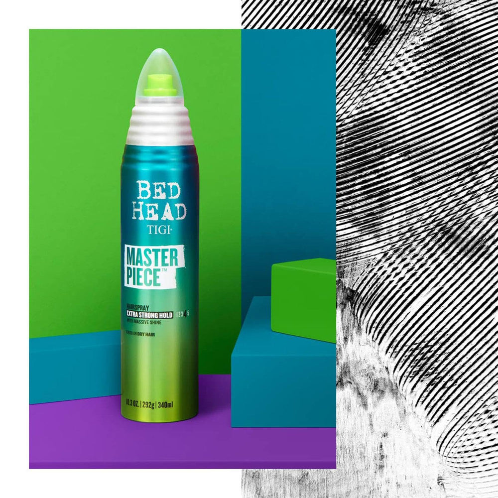 Laboratoire américain: TIGI Bed Head Masterpiece Shine Hairspray fabriqué aux États-Unis
