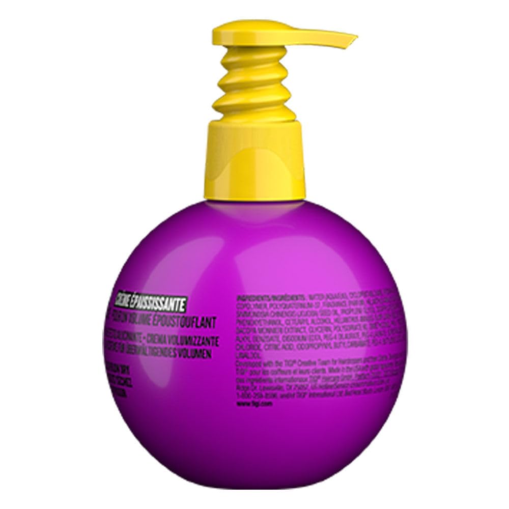 TIGI Bed Head Mini Small Talk 3-en-1 sur cheveux, apporte volume durable et définition.