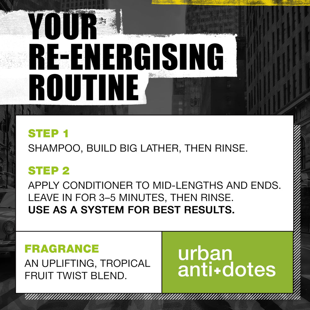 Parfum tropical exotique du duo Re-Energize Bed Head TIGI.