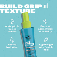 Bed Head Salty Not Sorry – application sur cheveux humides pour texture