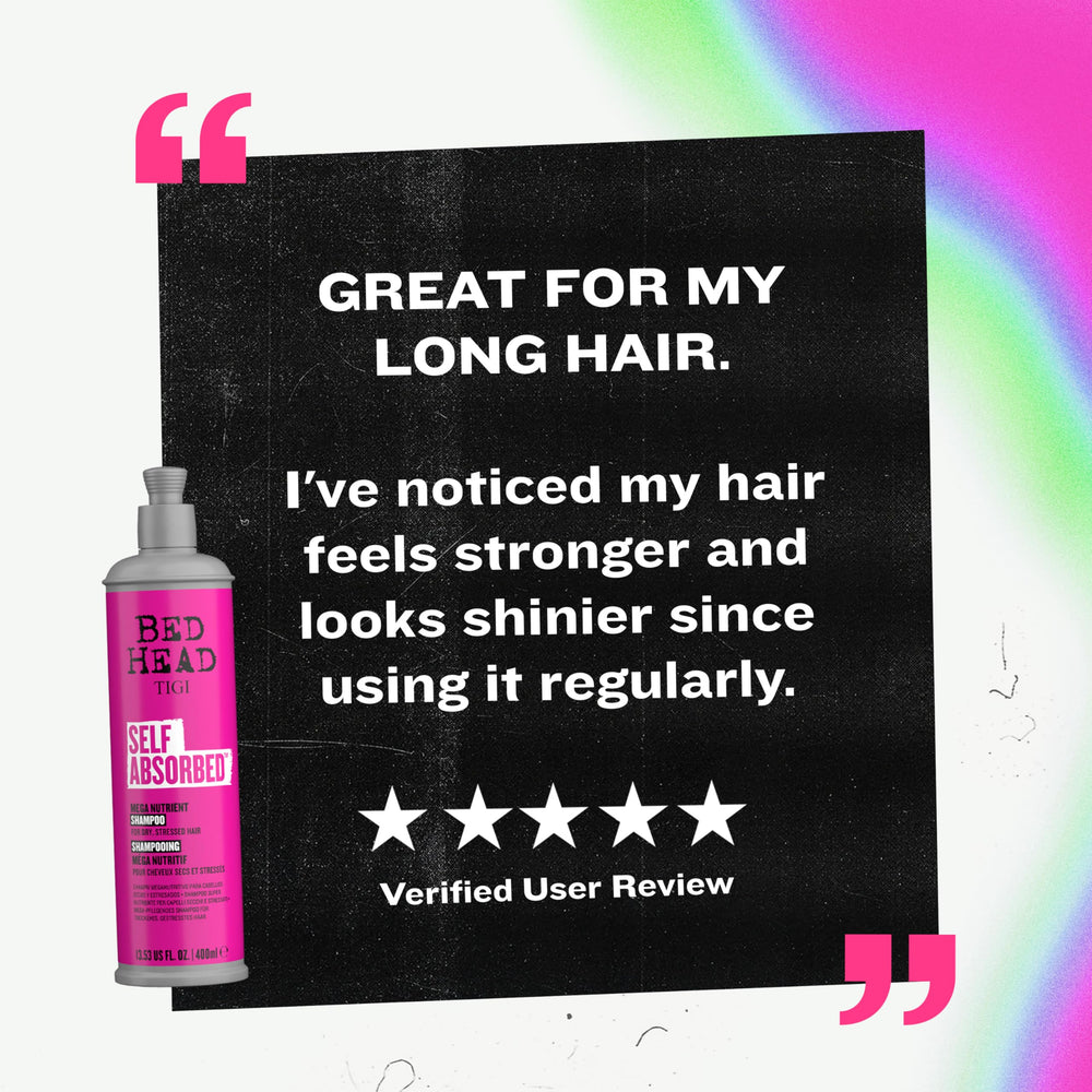 Bed Head Self Absorbed Huile Amande Douce, nourrissante pour les cheveux fatigués.