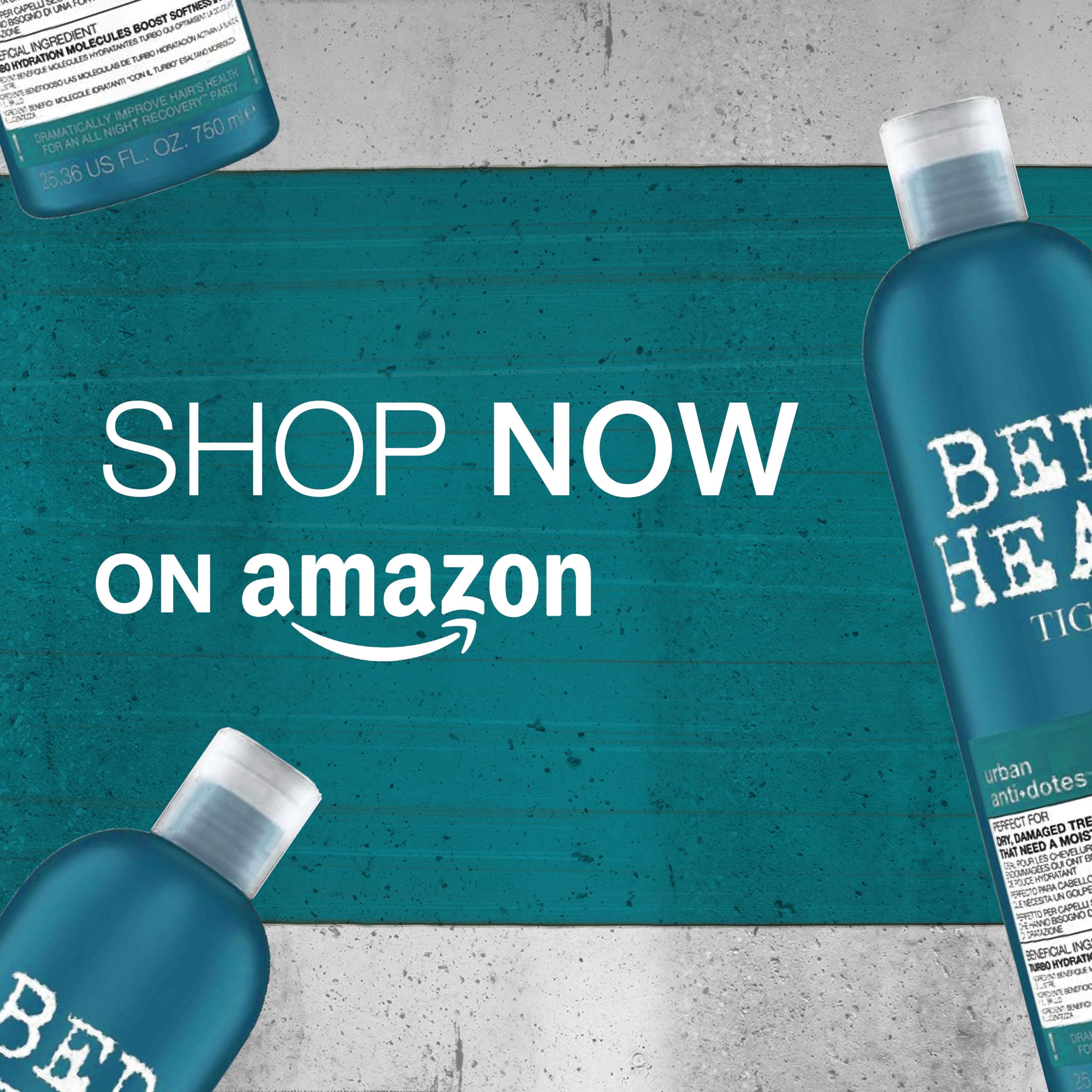 Bed Head Tween Recovery emballage 750 ml – emballage pratique et robuste.