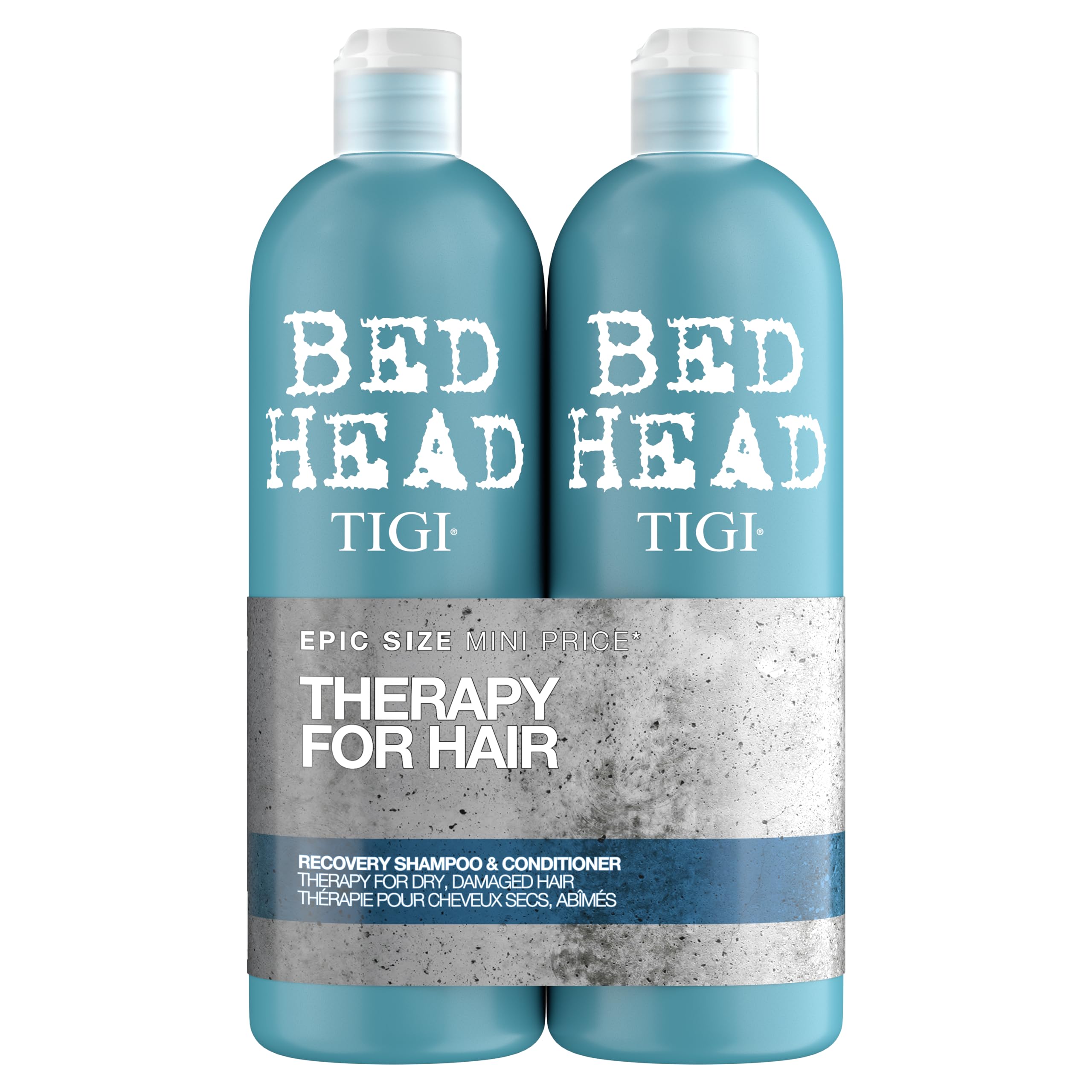 Bed Head Tween Recovery Shampooing bouteille 750 ml – hydratation des cheveux secs.