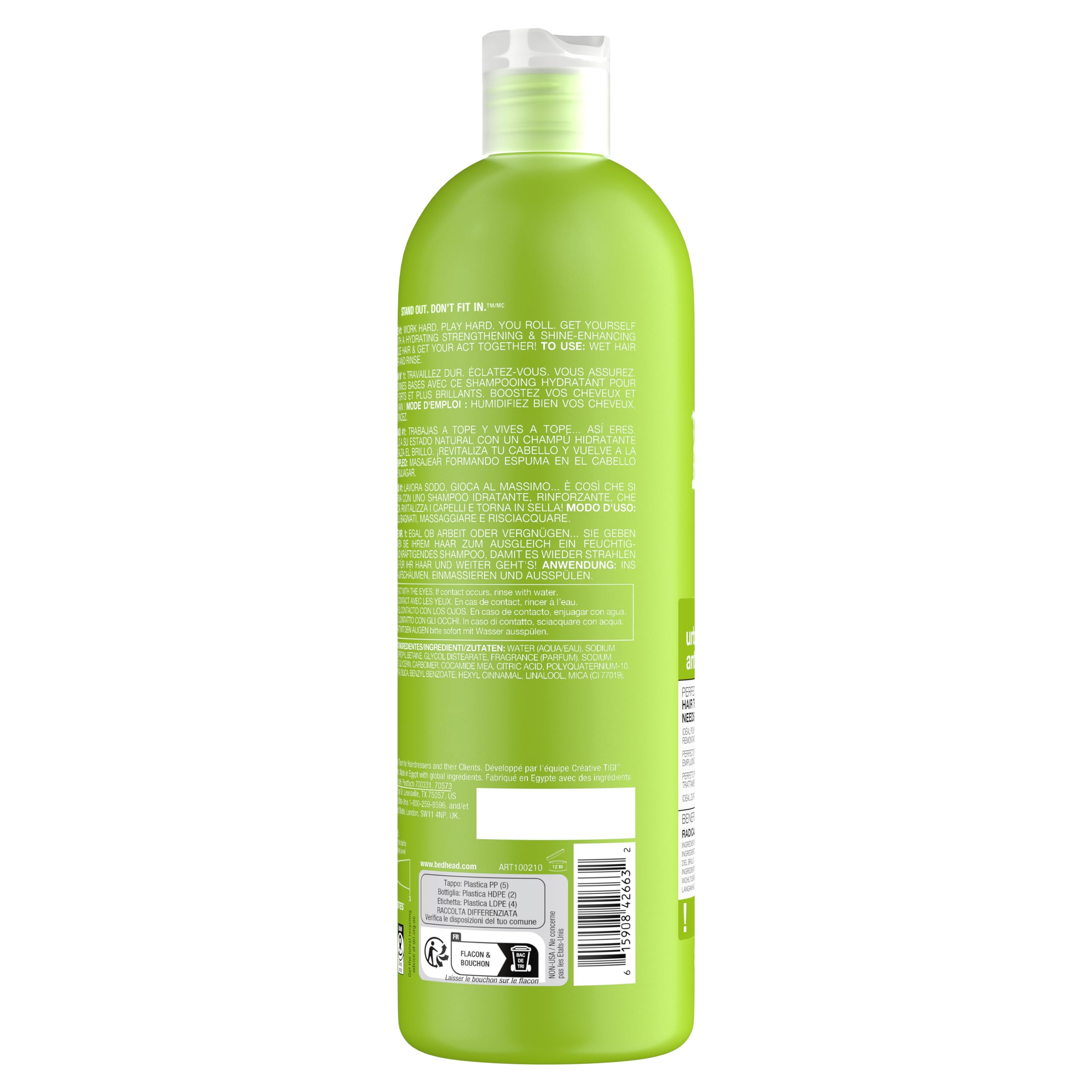 TIGI Bed Head Urban Antidotes 1 Application rituel – routine simple pour cheveux renforcés