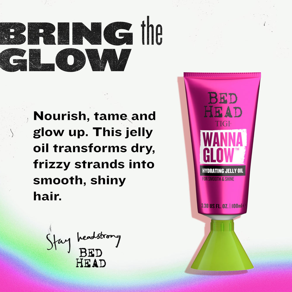TIGI Bed Head Wanna Glow gel hydratant cheveux apporte douceur et hydratation.