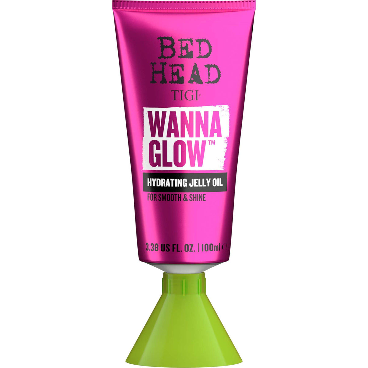 TIGI Bed Head Wanna Glow sérum flacon offre hydratation intense et brillance naturelle.