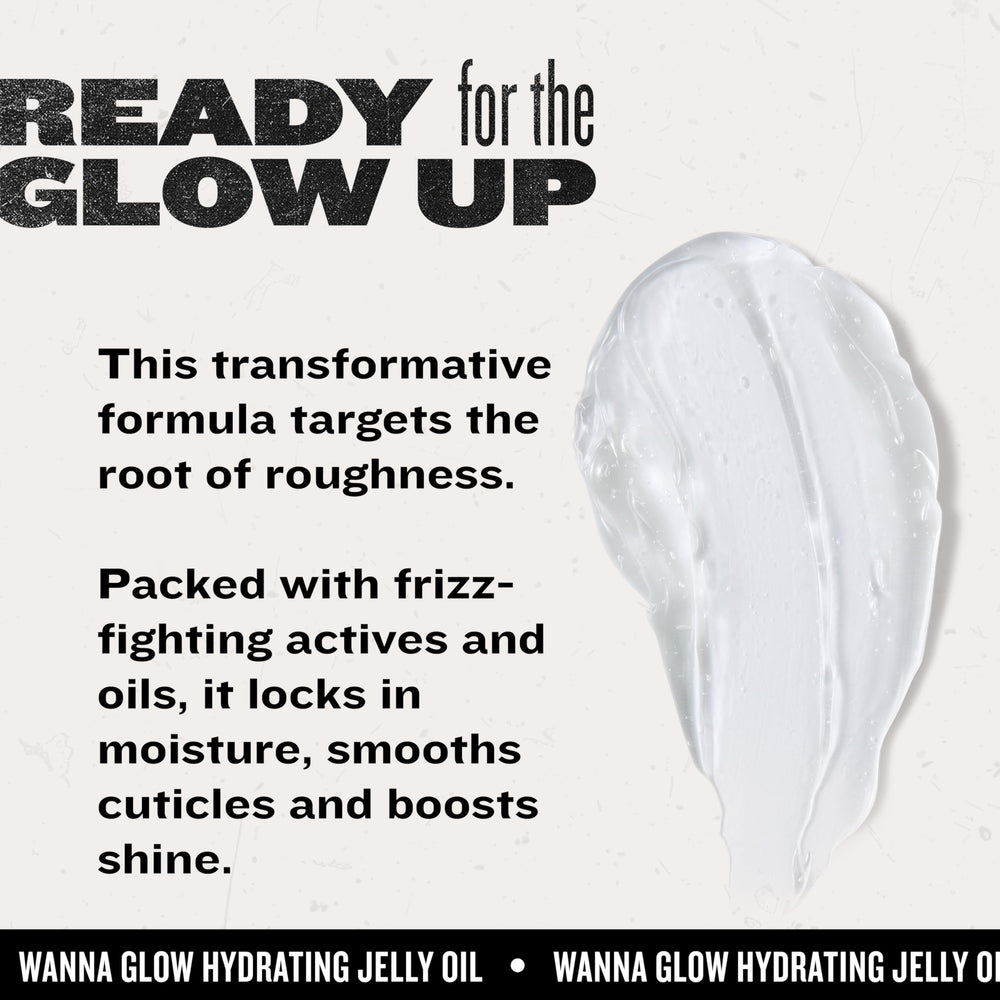 TIGI Bed Head Wanna Glow texture lisse facilite le coiffage et la glisse des cheveux.