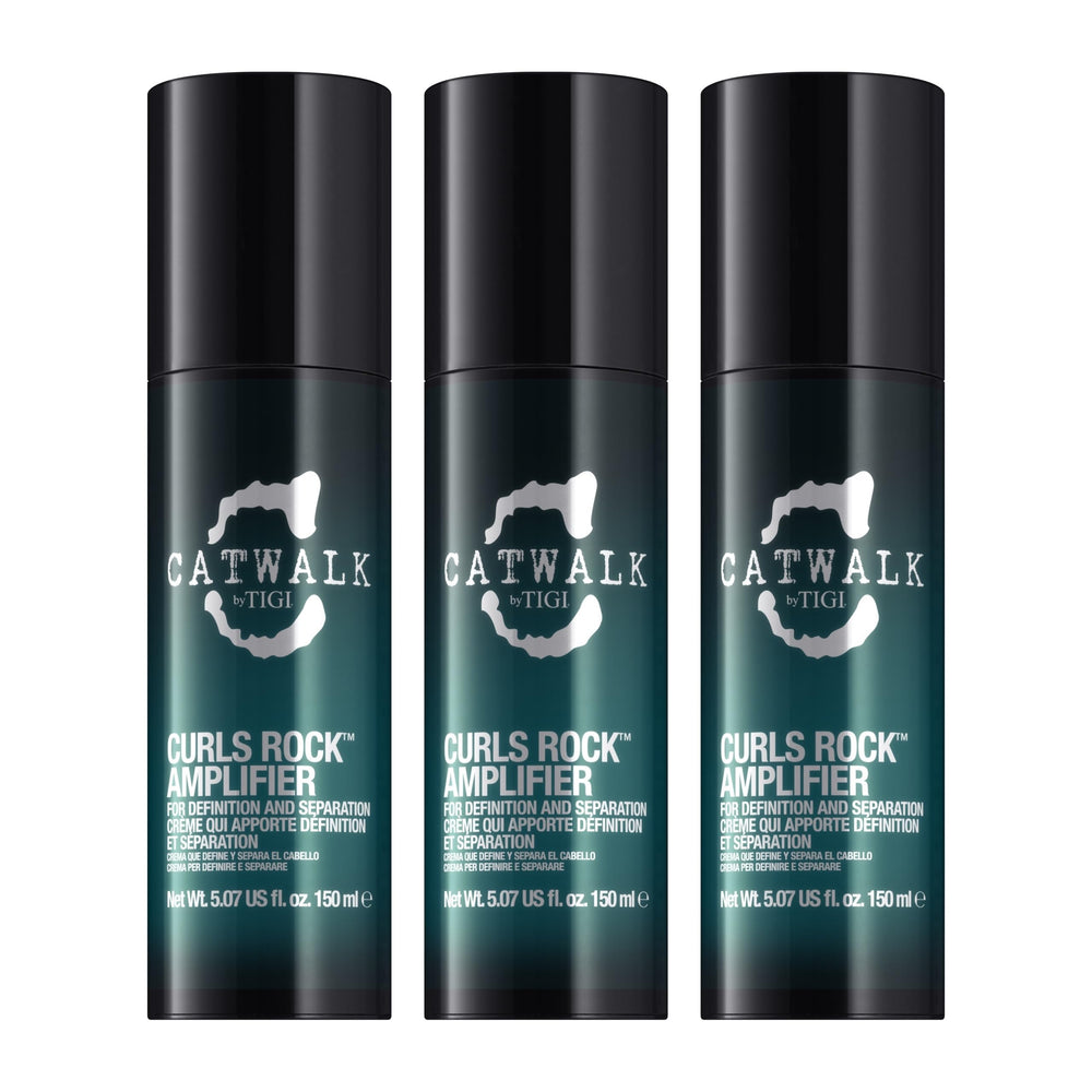 Catwalk by TIGI Curls Rock Amplifier Curl Cream : bouteille prête pour la définition des boucles.