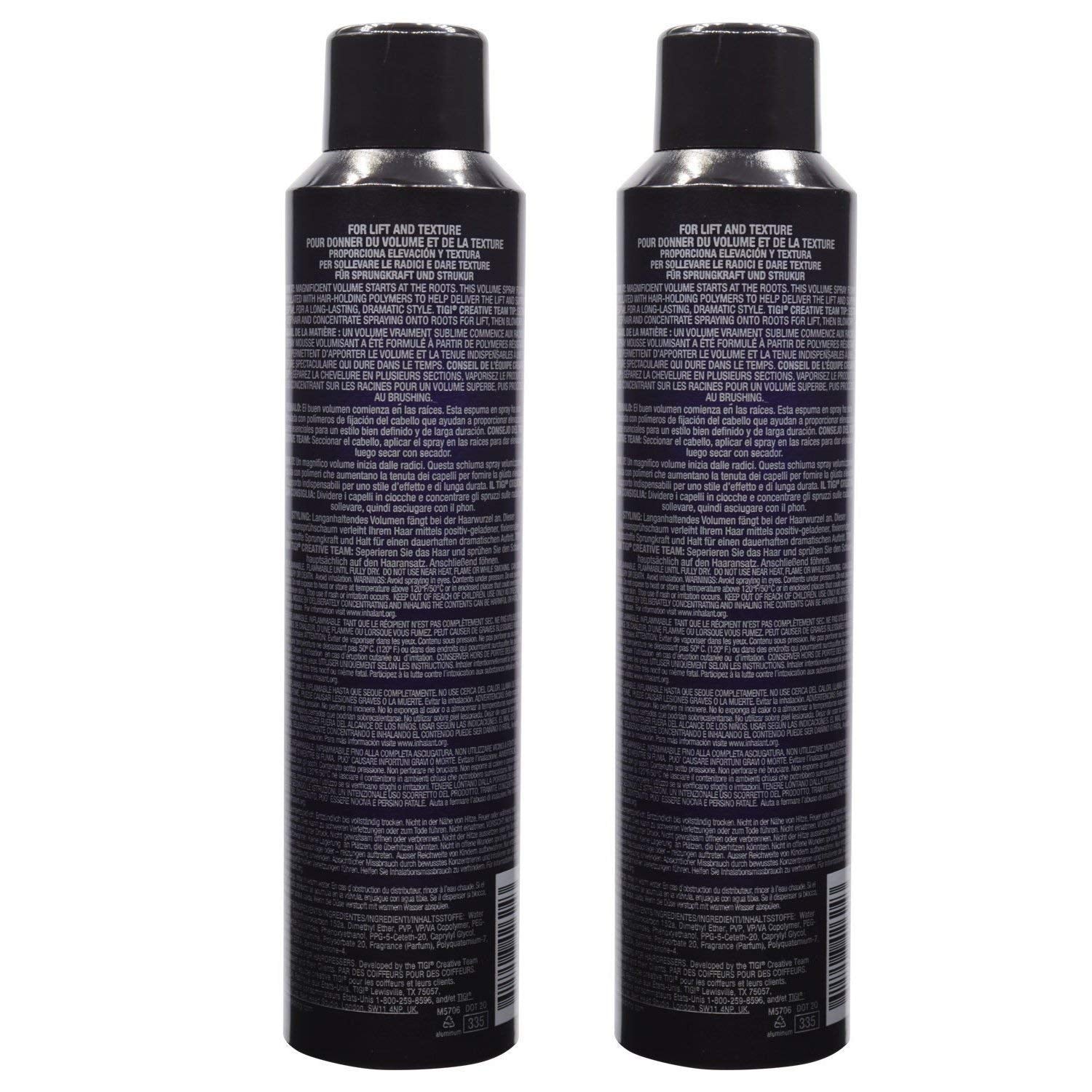 TIGI Catwalk Root Boost Spray etiquette: parfum discret pour l'usage quotidien.