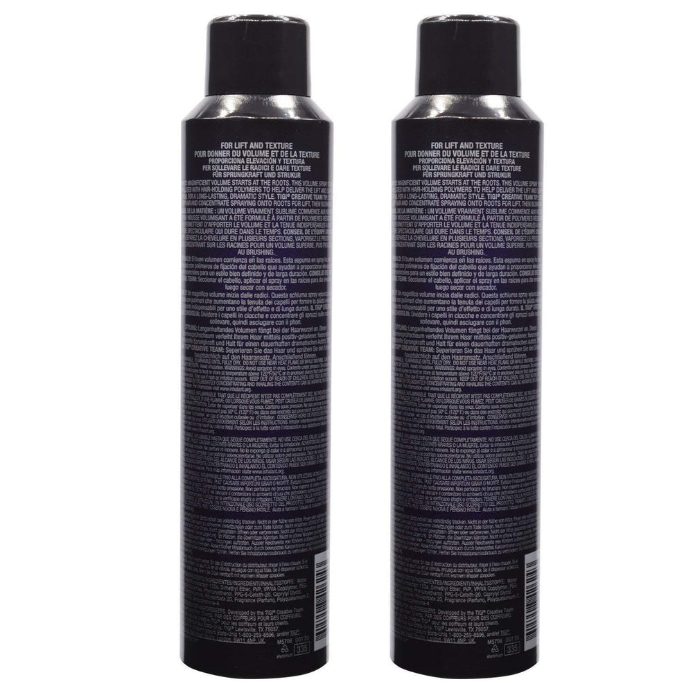 TIGI Catwalk Root Boost Spray etiquette: parfum discret pour l'usage quotidien.