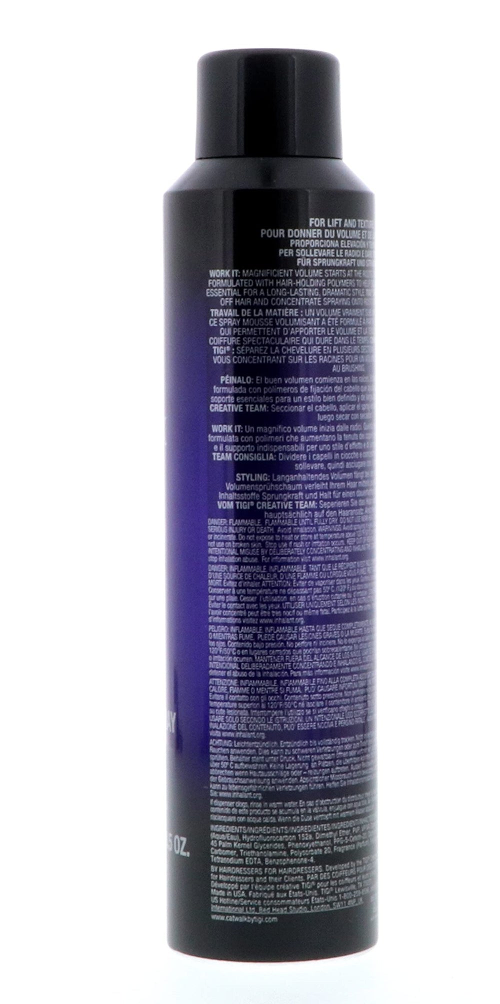 TIGI Catwalk Volume Quotidien Spray pour un style durable jour après jour.