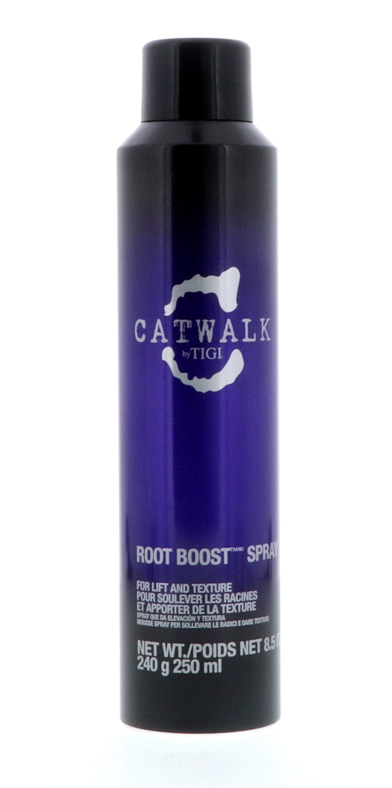 TIGI Catwalk Volume Racine Spray offrant du volume durable dès l’application.