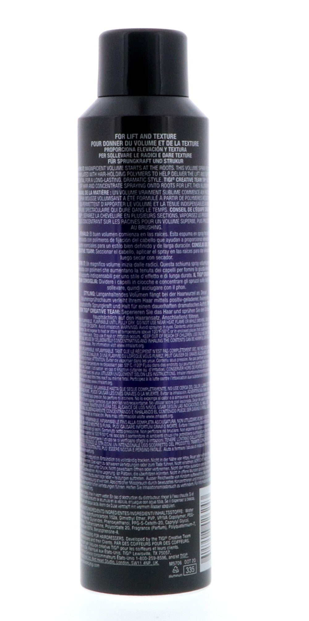 TIGI Catwalk Your Highness Root Boost Spray, pratique à appliquer sur cheveux.