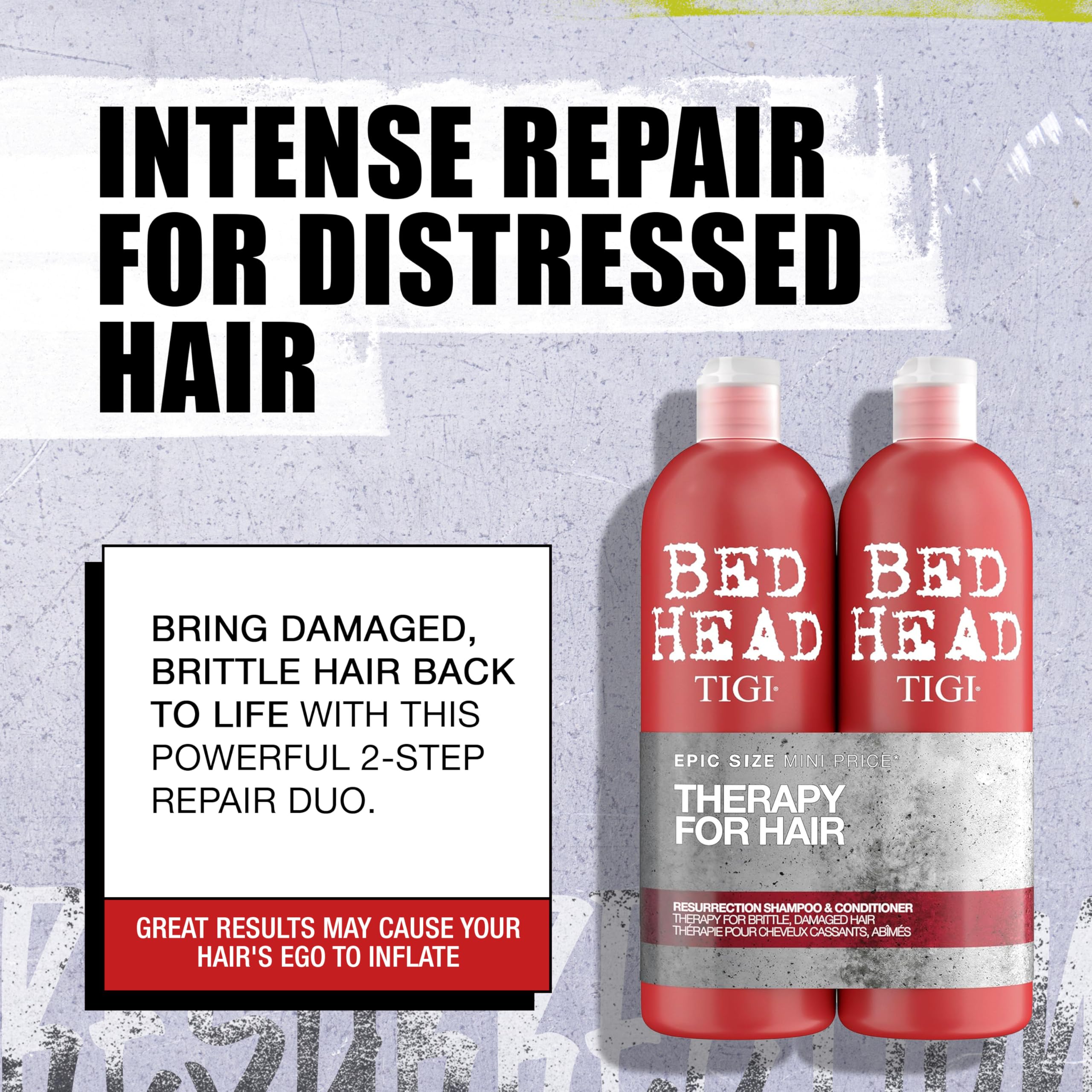 Application Resurrection sur longueurs et pointes, cheveux revitalisés et plus lisses.