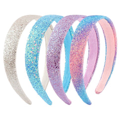 Bandeau Tihebax paillettes violet, look festif et durable.