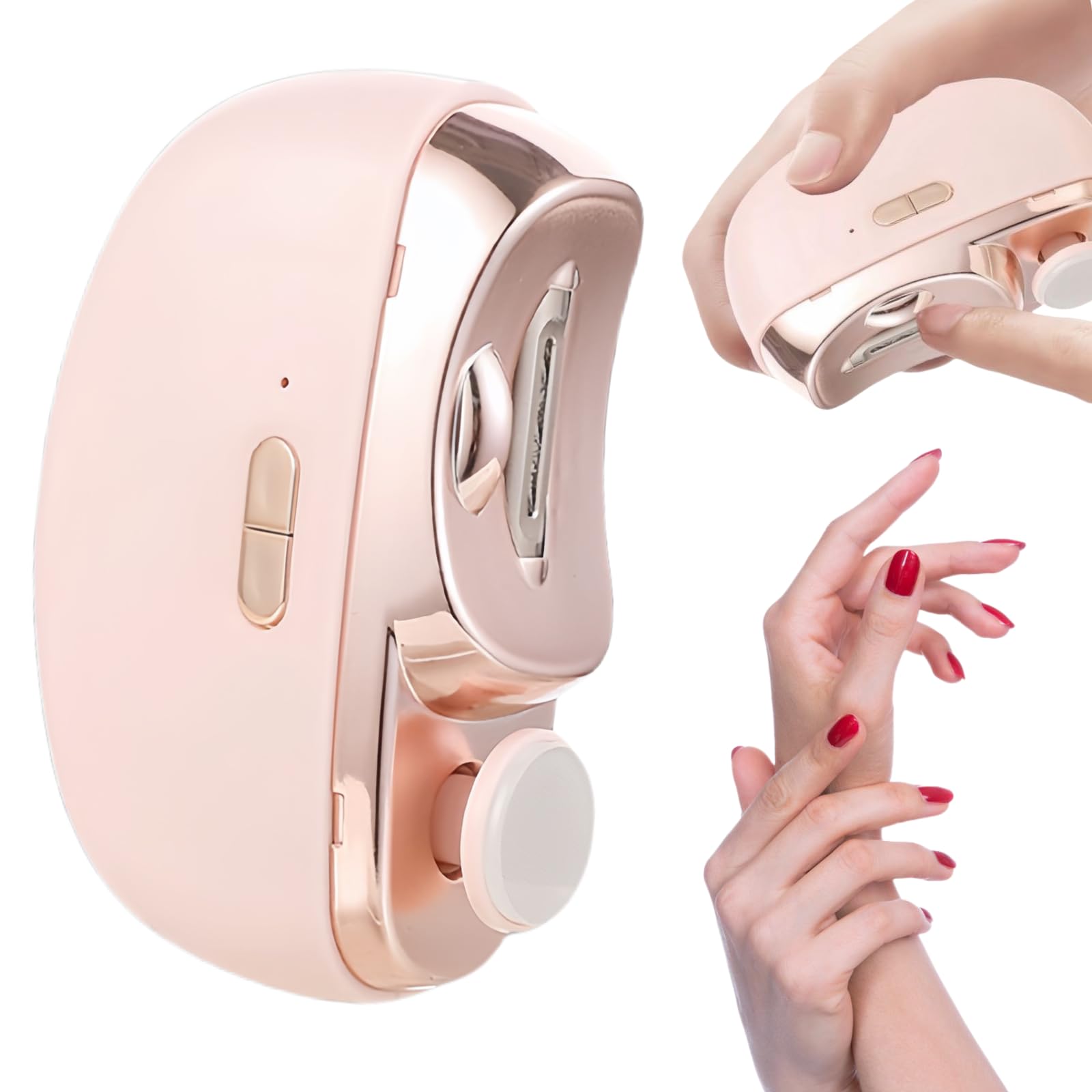 Tileu coupe-ongles électrique 3-en-1 précision douce pour les ongles des doigts.