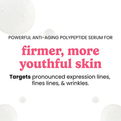 Timeless Matrixyl Synthe’6 Serum, application visage, soin ciblé pour fermeté et éclat.