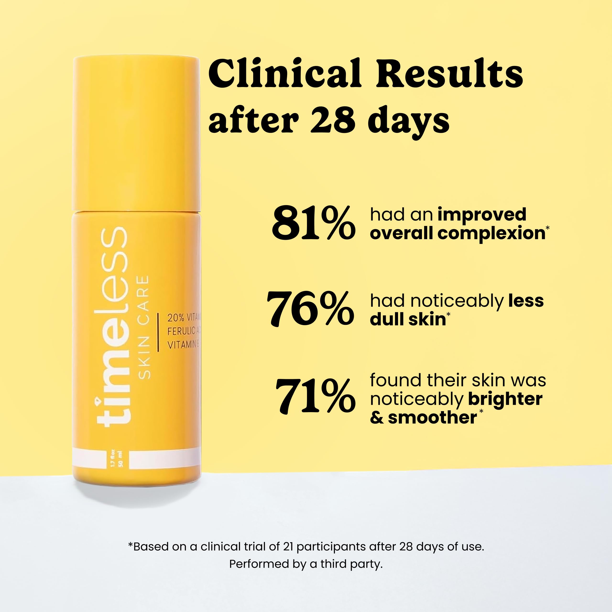 Ingrédients clés: vitamine C et acide férulique pour un teint homogène.