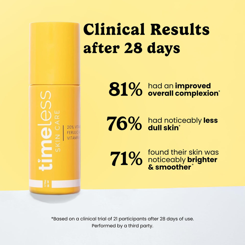 Ingrédients clés: vitamine C et acide férulique pour un teint homogène.